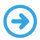 Blue arrow in a blue circle Blue arrow in a blue circle